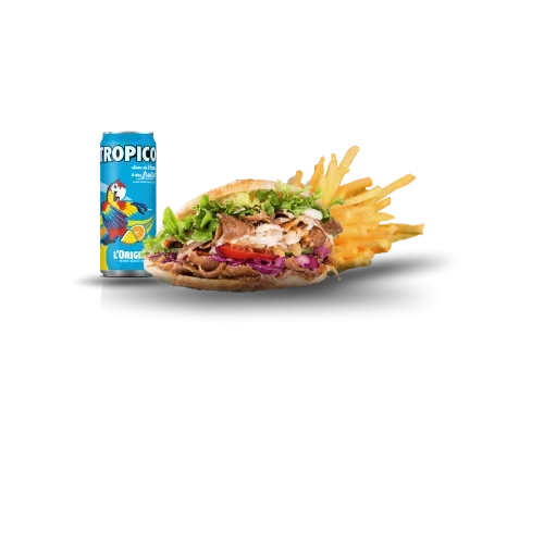 Menu kebab veau